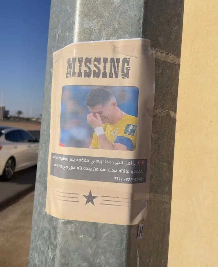 HIT! Kibice Al-Nassr szukają Ronaldo 😅