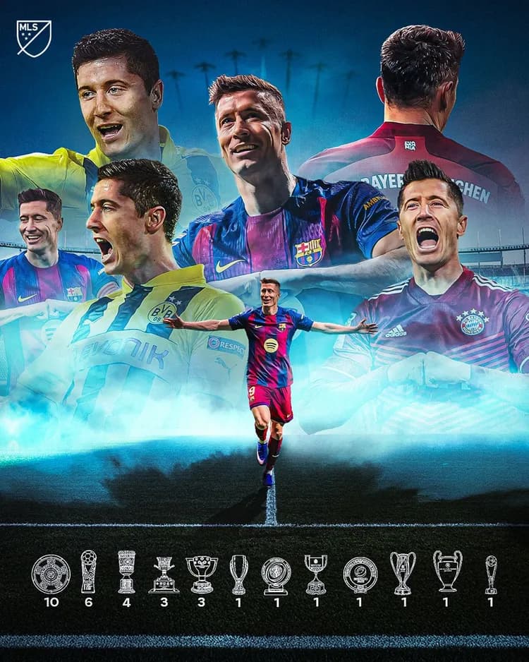 Taką grafiką MLS powitało Lewandowskiego w swojej lidze! TOP