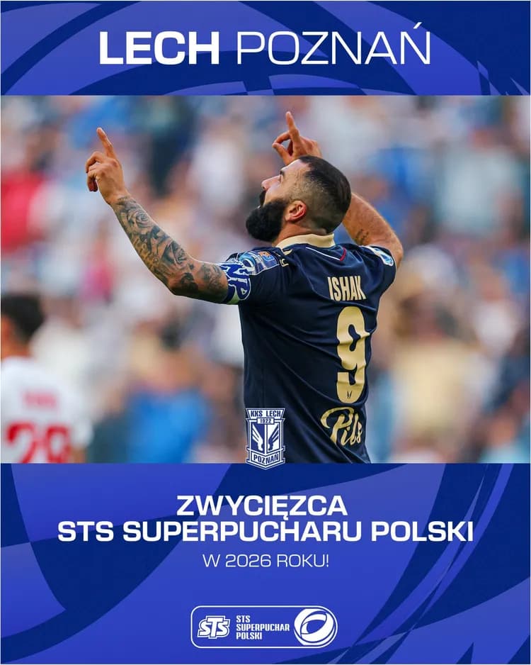 Rozpoczęliśmy piłkarski sezon w Polsce! Lech Poznań zdobywa Superpuchar