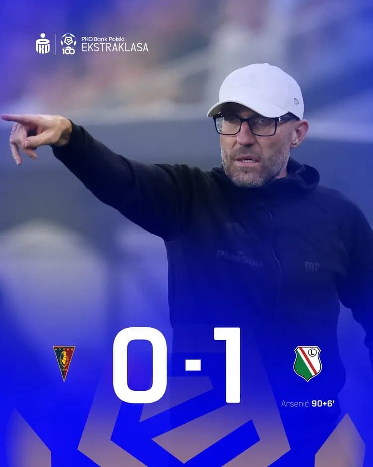Legia rzutem na taśmę wygrywa w Szczecinie!