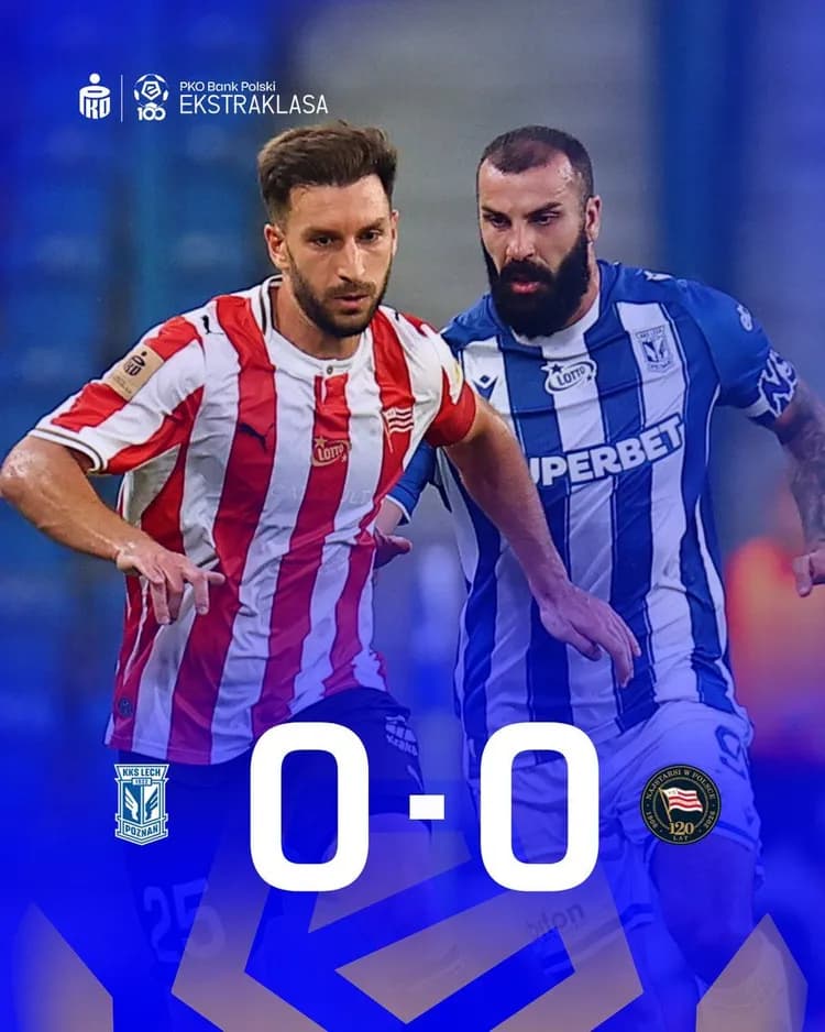 Lech i Cracovia dzielą się punktami na start!