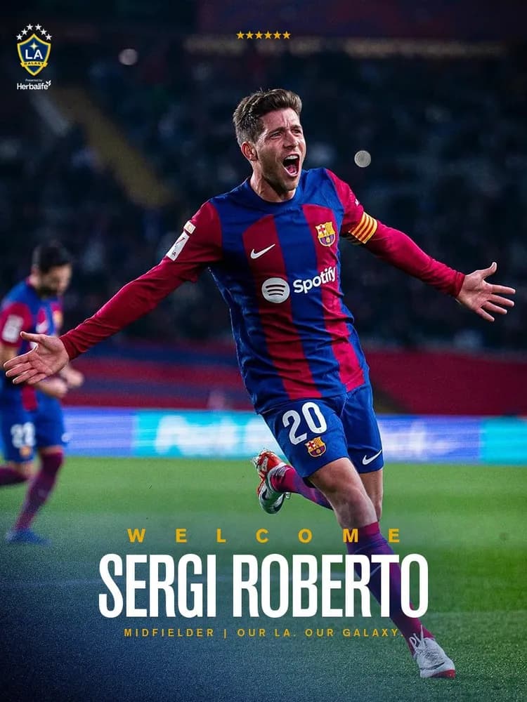 Były kapitan FC Barcelony został zawodnikiem LA Galaxy! ⭐️