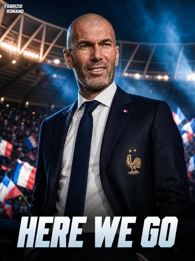 BOOOM! ZINEDINE ZIDANE NOWYM SELEKCJONEREM REPREZENTACJI FRANCJI!