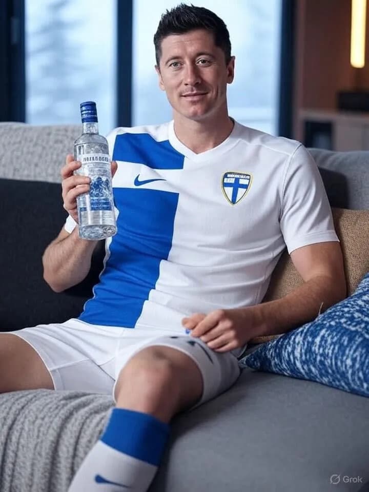 Tymaczasem w domu Lewandowskiego: