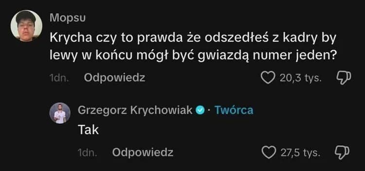 Grzegorz Krychowiak „poddymia” na TikToku!