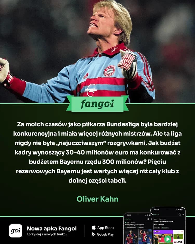 Oliver Kahn w ostrych słowach o obecnym stanie Bundesligi!