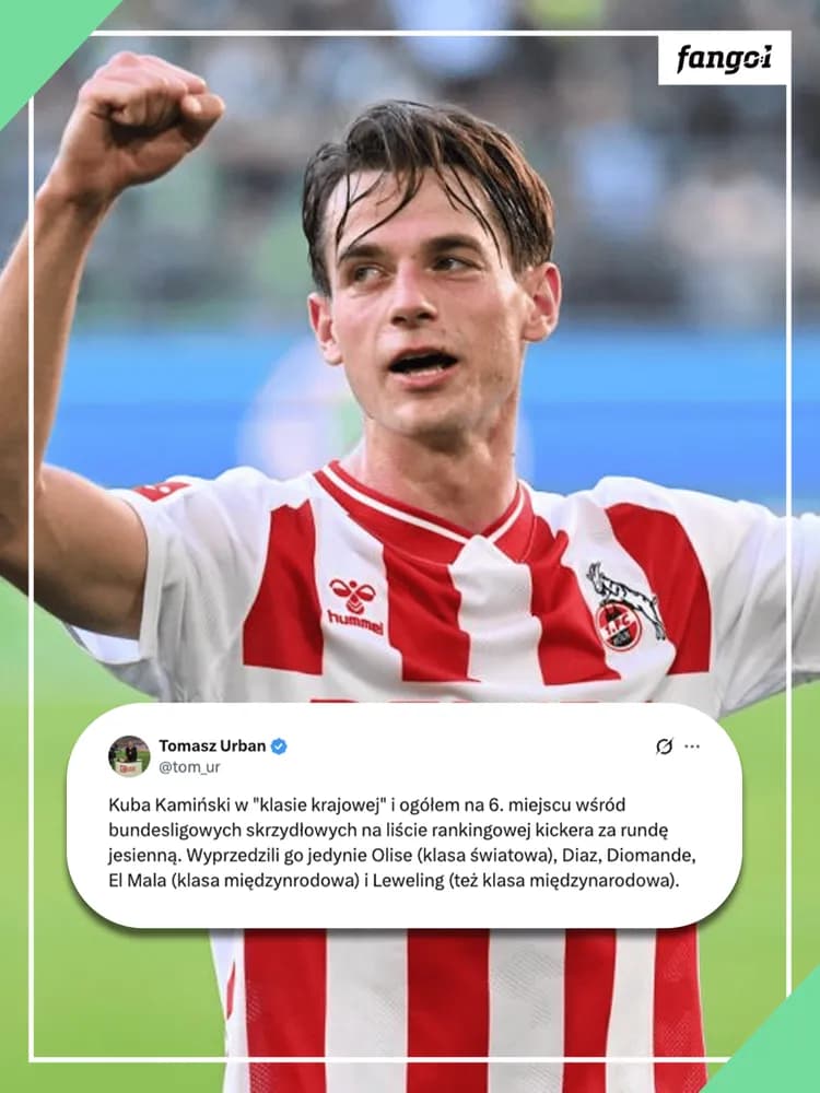 Wielkie wyróżnienie dla Kamińskiego! Znalazł się wśród najlepszych w Bundeslidze ⭐️