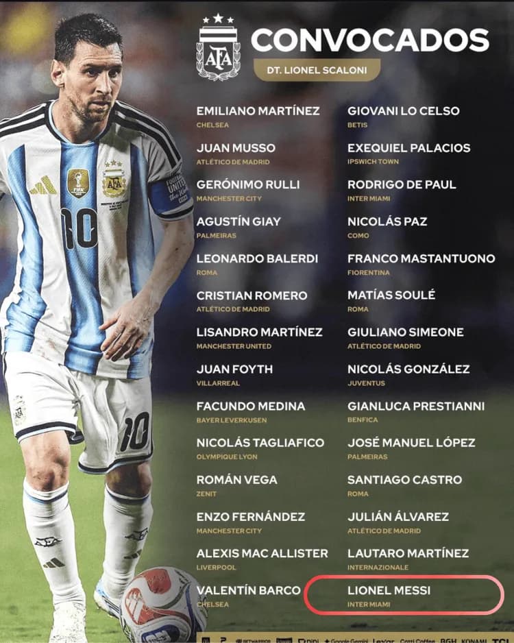 MESSI powołany do kadry Argentyny po raz ostatni❗