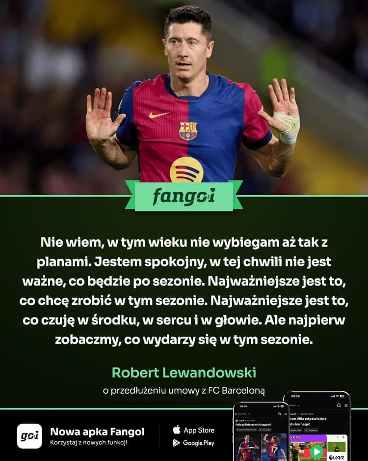Lewandowski wypowiedział się na temat swojej przyszłości w Barcelonie!