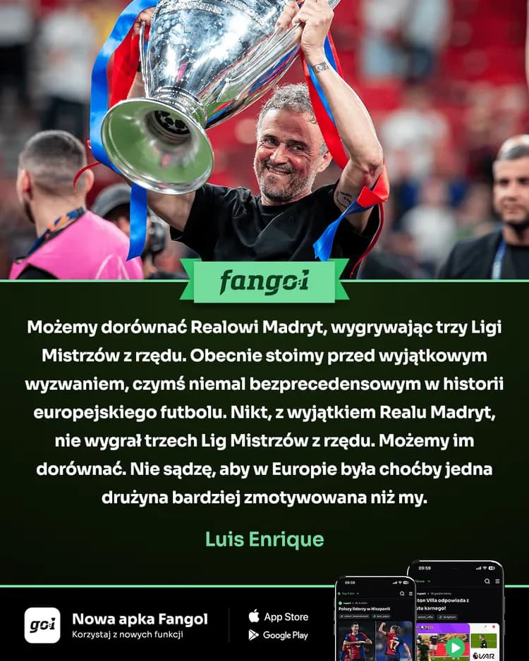 Luis Enrique chce DORÓWNAĆ Realowi Madryt 🚨
