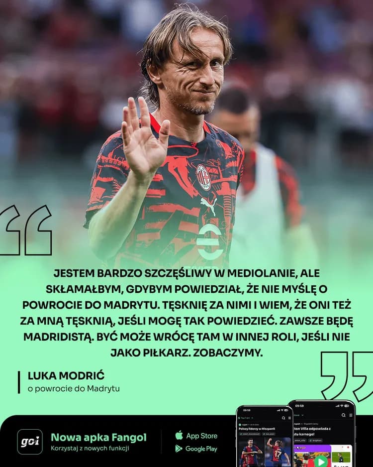 Luka Modrić szczerze o powrocie do Madrytu!