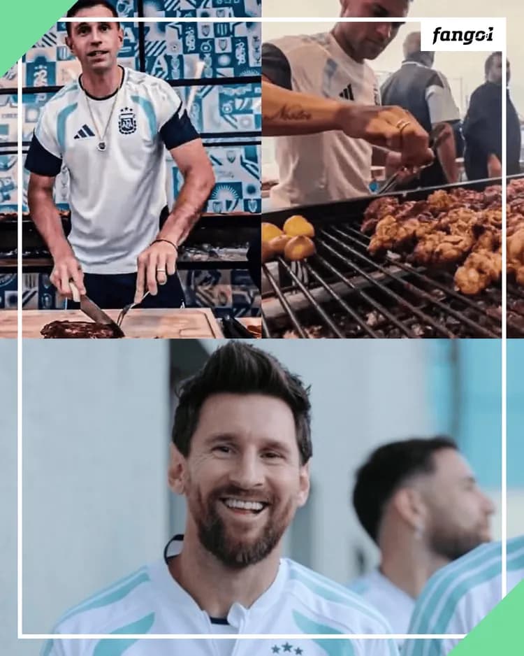 LEO MESSI powitany grillem!