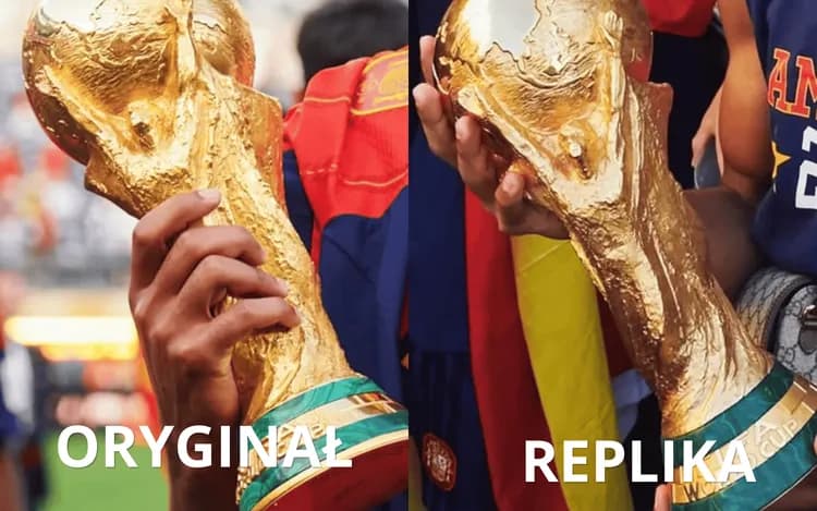 ORYGINAŁ VS REPLIKA! Tak różni się trofeum, które Hiszpania otrzymała na własność