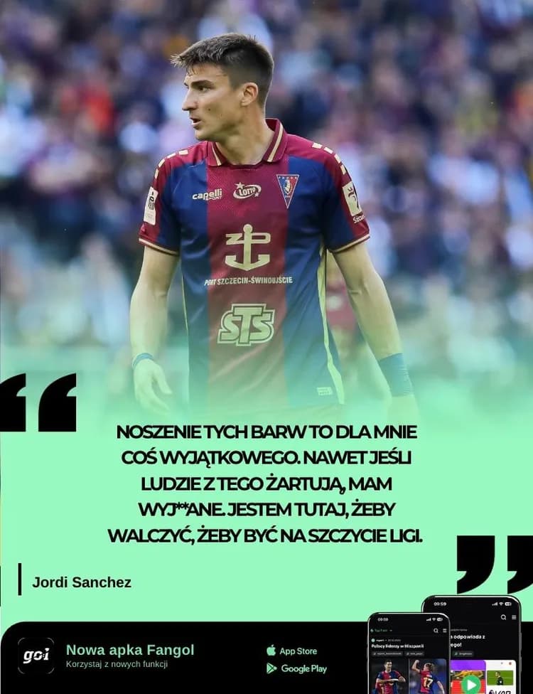 Jordi Sanchez bez ogródek odpowiedział na drwiny kibiców po transferze do Pogoni! 