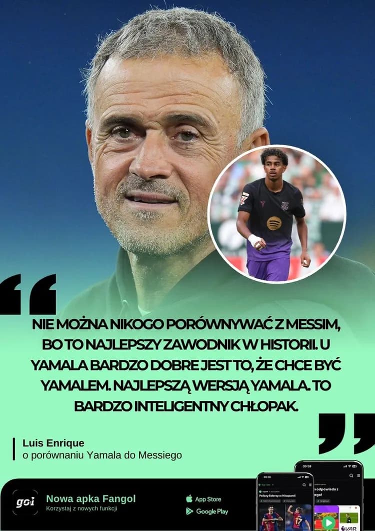 Luis Enrique uciął dyskusję o Yamalu i Messim