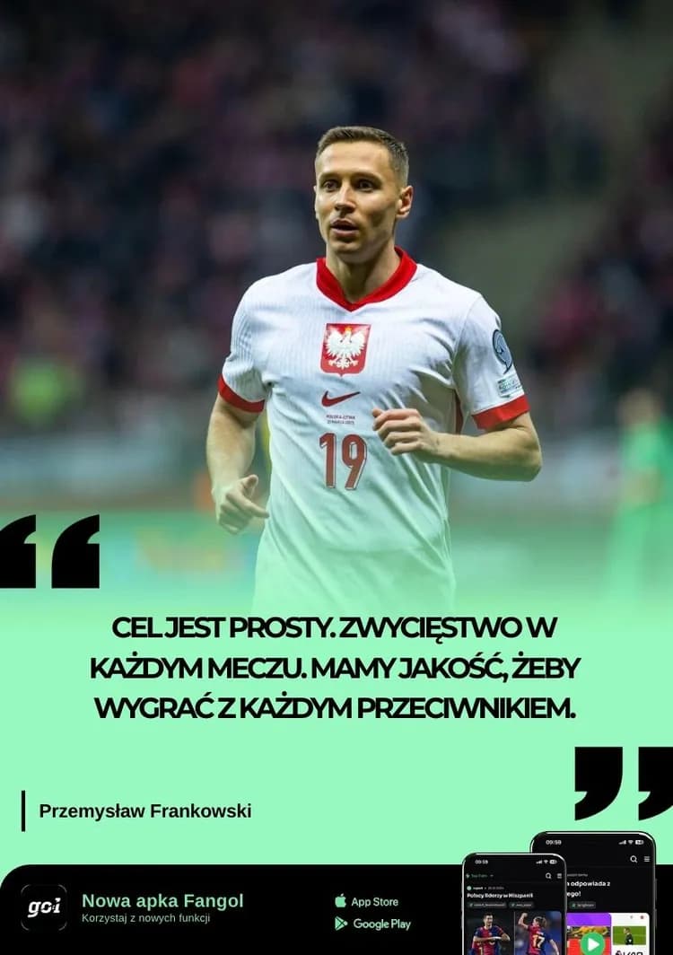 Frankowski wierzy w komplet punktów w najbliższych spotkaniach