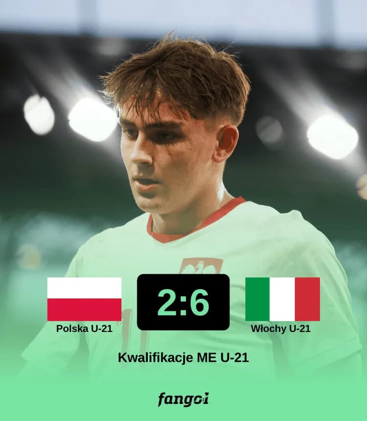 Nasza młodzieżówka zdemolowana przez Włochów!