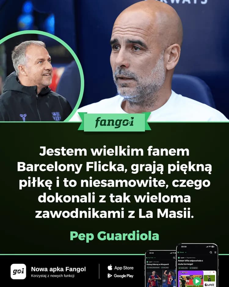 TAK Pep Guardiola wypowiedział się o Flicku i Barcelonie!
