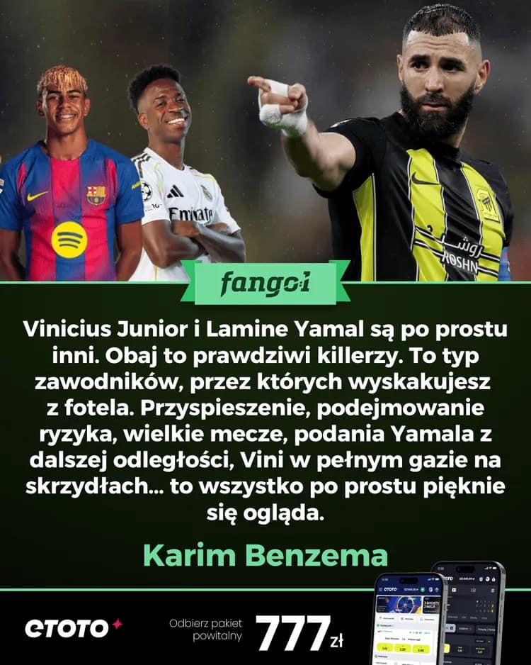 Karim BENZEMA chwali gwiazdy Barcelony i Realu!