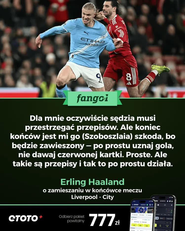 HAALAND: "Po prostu uznaj gola..."