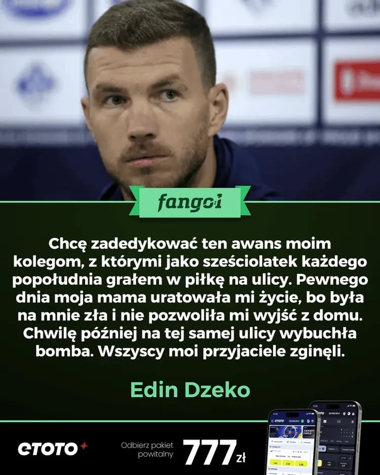 Poruszające słowa Edina DZEKO po awansie na mundial!
