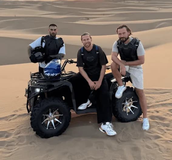 Grzegorz Krychowiak ze Stanem i Quebo w Arabii Saudyjskiej!
