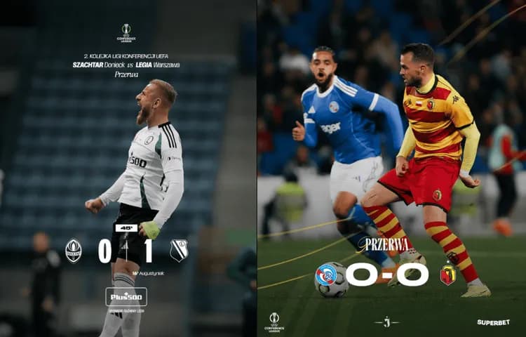 Legia prowadzi, Jaga walczy we Francji❗️
