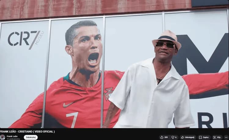 Tata Rafaela Leao wydał piosenkę o Cristiano Ronaldo! XD