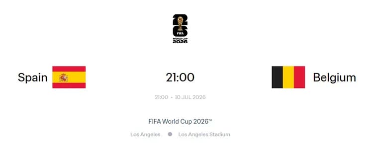 🇪🇸 Hiszpania zagra w ćwierćfinale z 🇧🇪 Belgią!