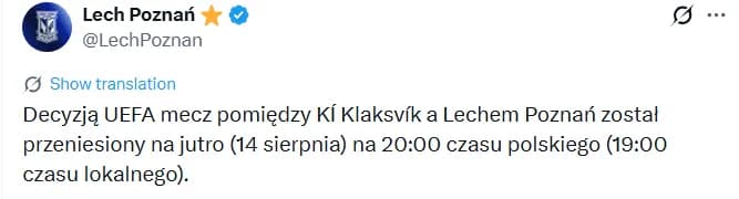 Jest OSTATECZNA decyzja ws. meczu Lecha z Klaksvik❗️
