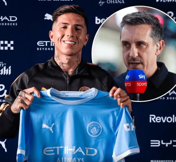 Gary NEVILLE mocno ocenił transfer Enzo FERNANDEZA do City❗️