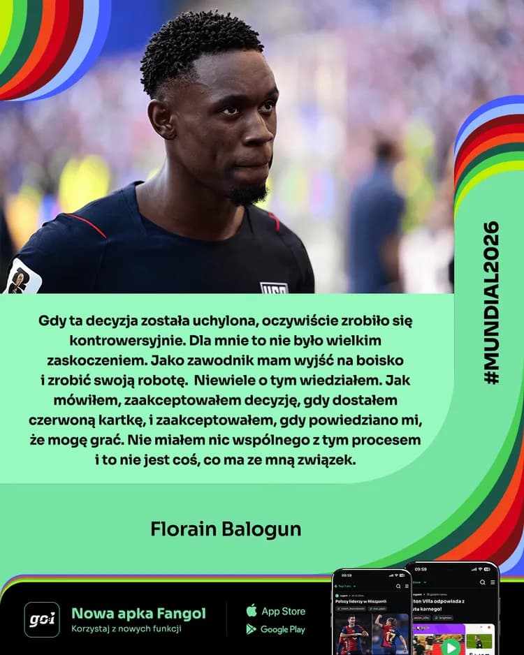 Florain Balogun ZABRAŁ GŁOS po kontrowersyjnych decyzjach FIFA!