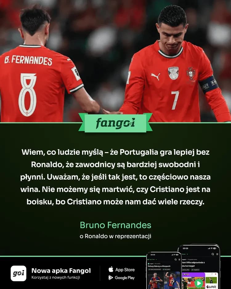 Bruno Fernandes o Ronaldo w reprezentacji!