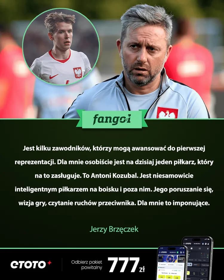 Jerzy Brzęczek chwali piłkarza Lecha Poznań! 