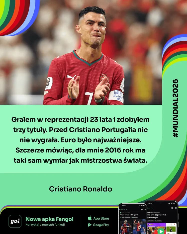 Cristiano Ronaldo szczerze o swojej karierze reprezentacyjnej! "Przed Cristiano Portugalia..."