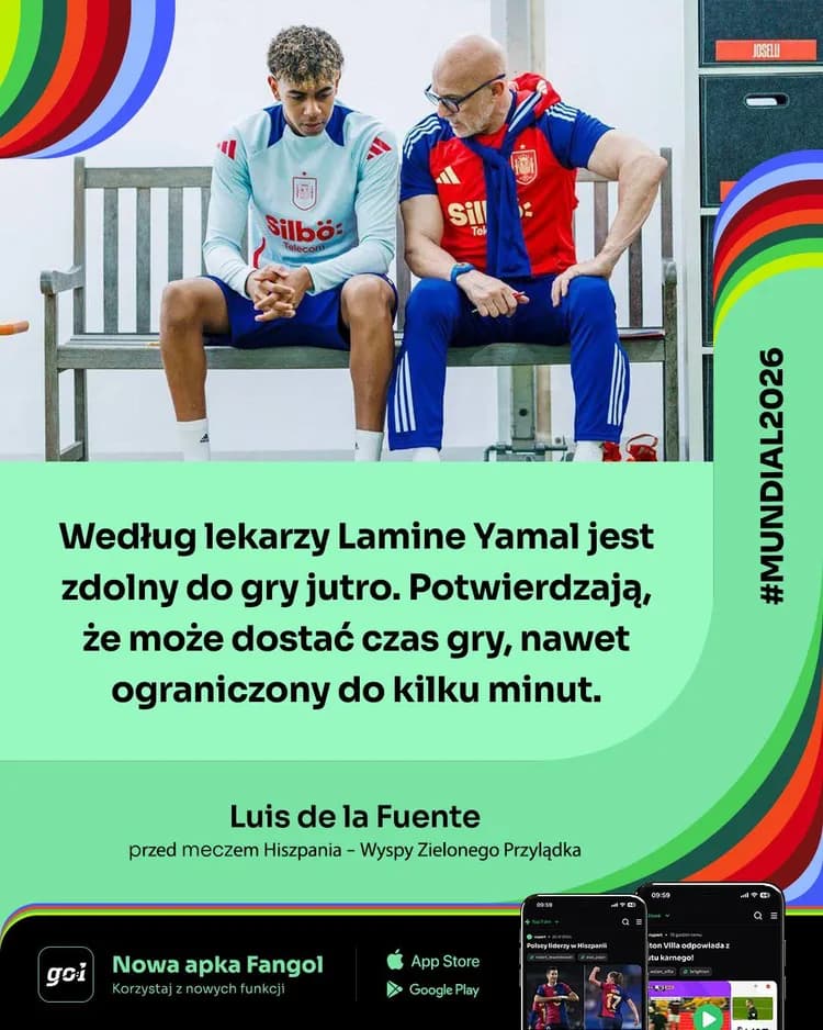 Selekcjoner Hiszpanów o debiucie Lamine Yamala.