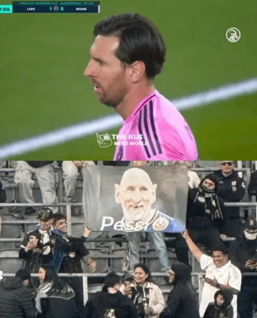 Fani LA Galaxy zadrwili z Messiego XD