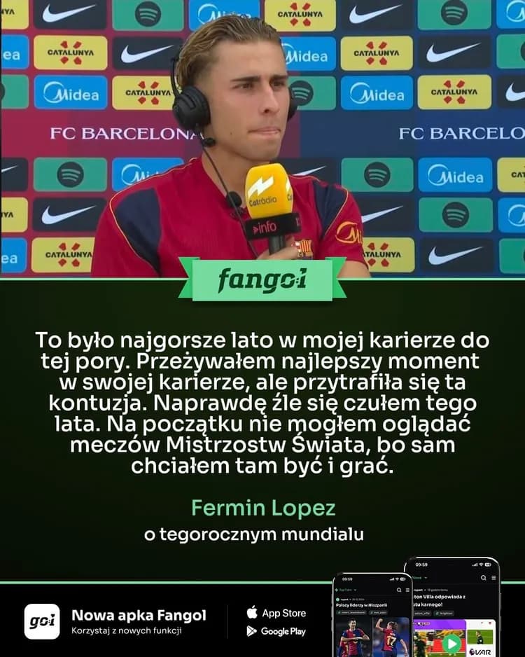 Fermin Lopez nie kryje smutku z powodu straconej szansy!