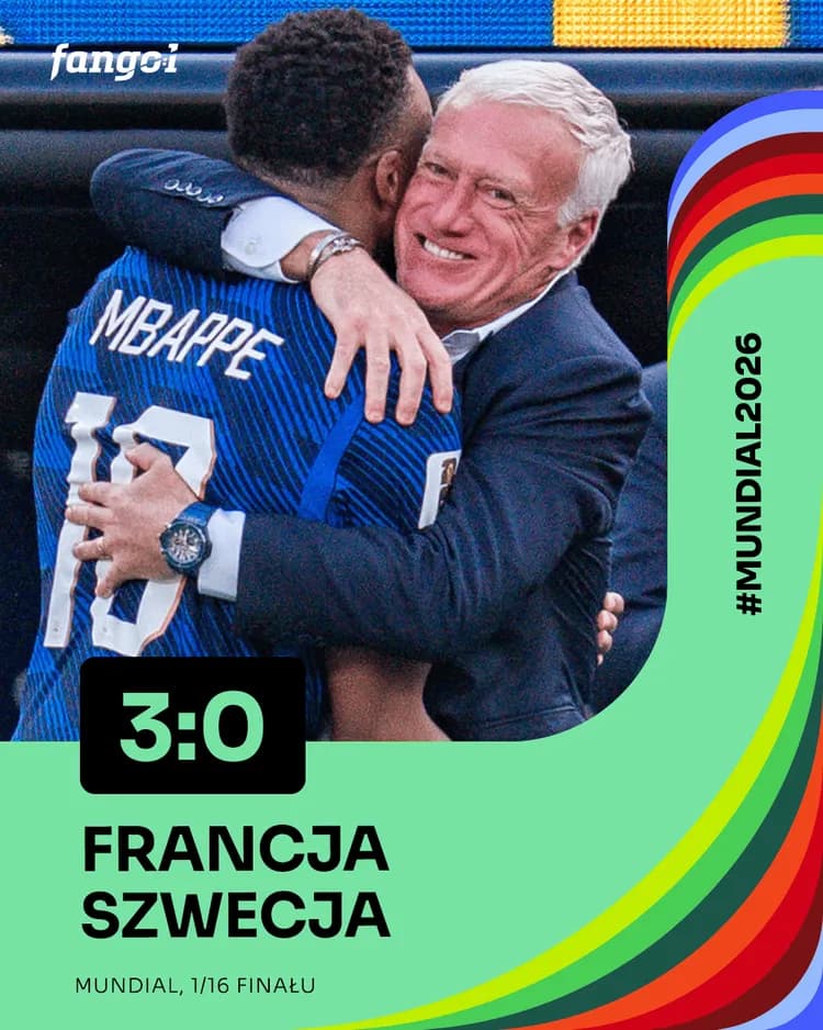 FRANCJA MELDUJE SIĘ W 1/8 FINAŁU!
