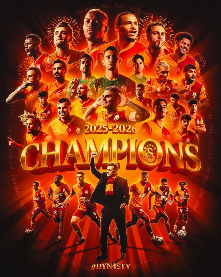 GALATASARAY mistrzem Turcji! 
