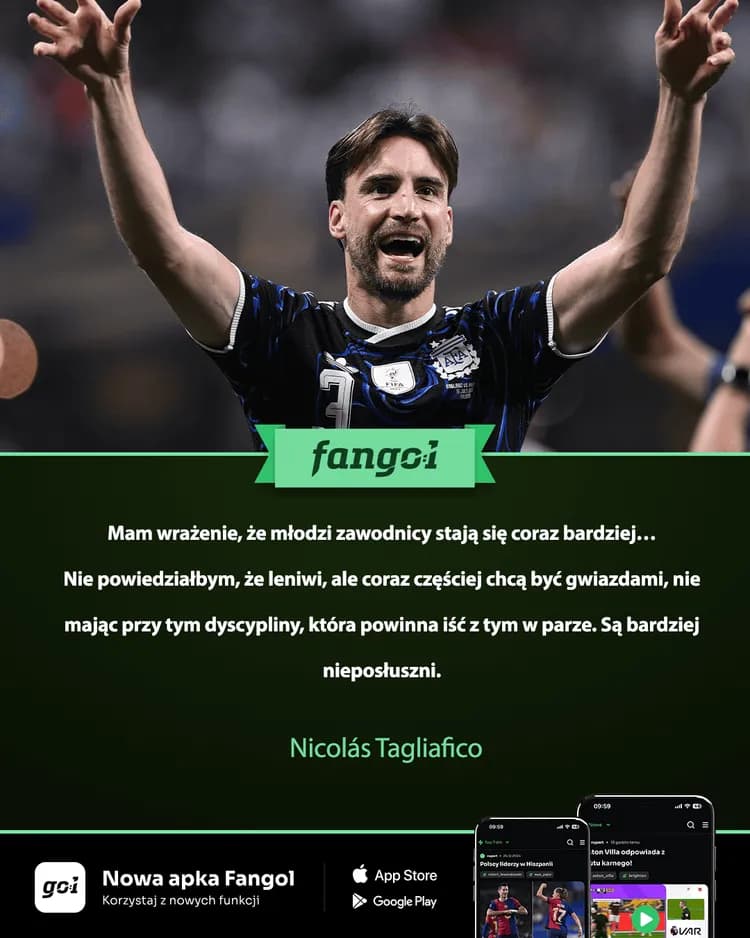 Tagliafico wskazał przeszkodę w karierze trenerskiej