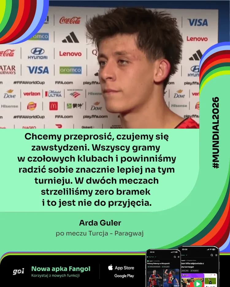 Guler prosi o wybaczenie!