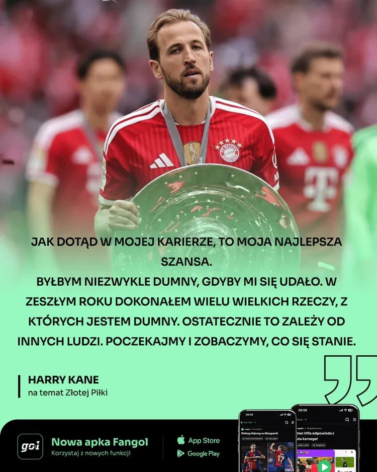 Harry Kane na temat Złotej Piłki!