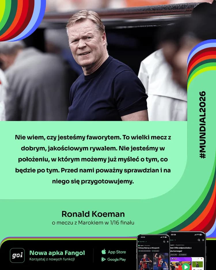 Selekcjoner Holandii ma obawy przed meczem 1/16 finału! 