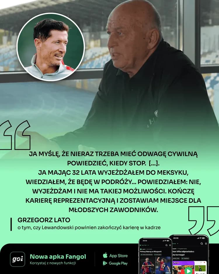Grzegorz Lato uderzył w Lewandowskiego?