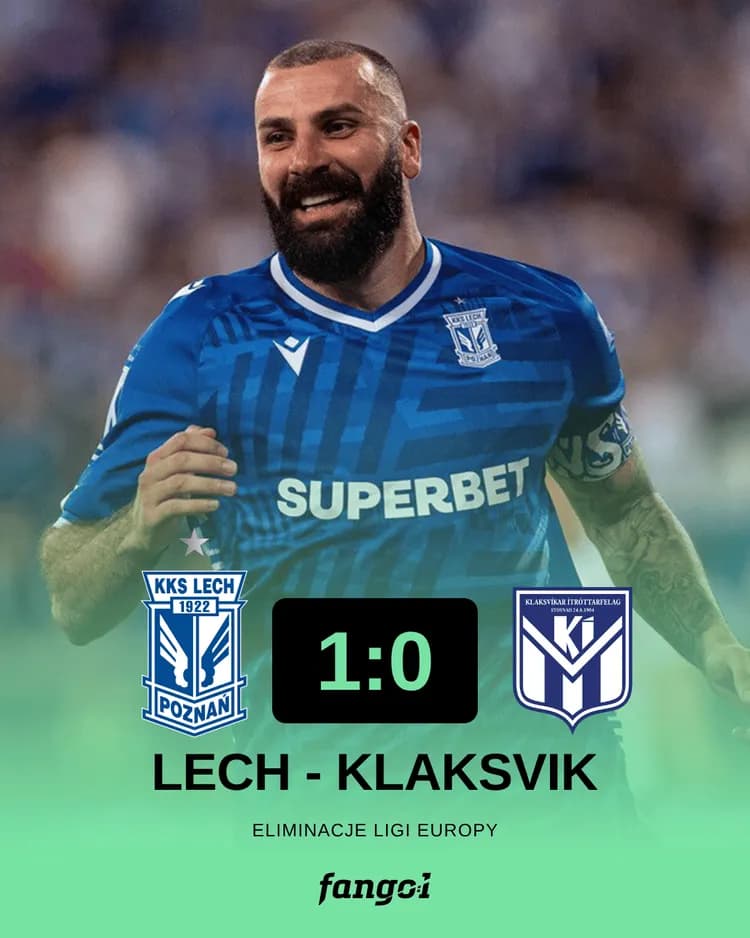 LECH wygrywa z Klaksvik‼️