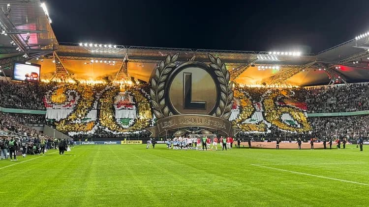 Oprawa Legii na dzisiejszy mecz