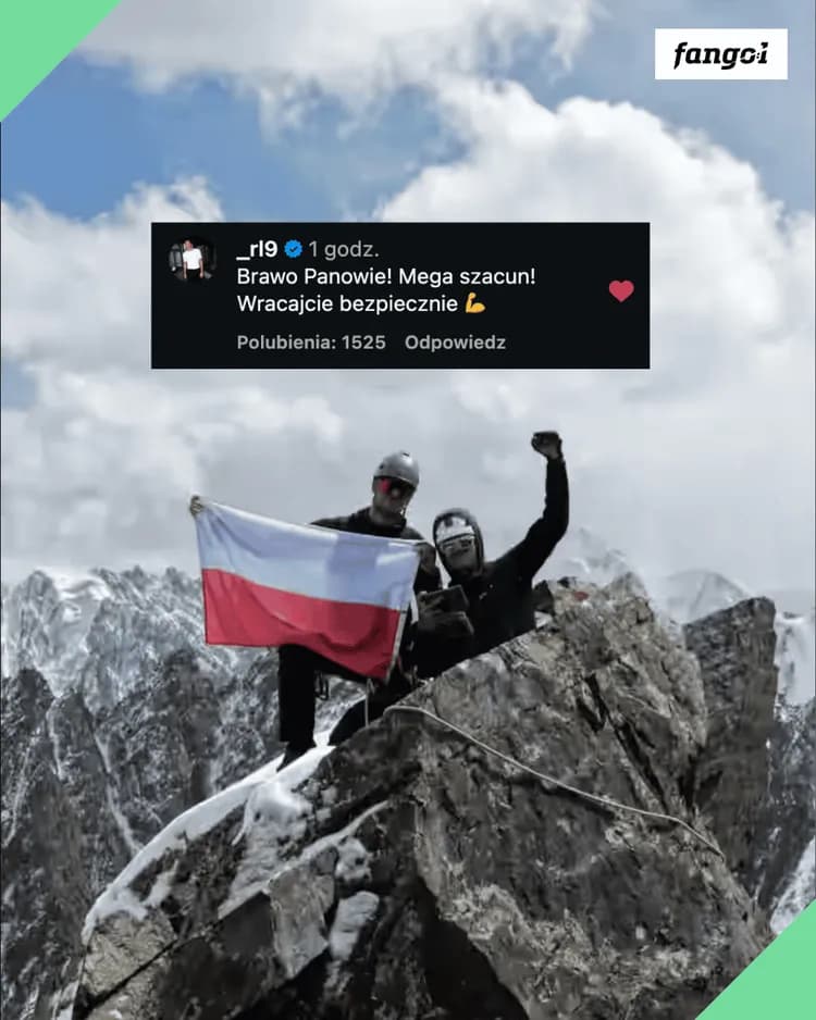 Lewy tak skomentował dokonanie Pateca i Pawbeatsa 🏔️🇵🇱