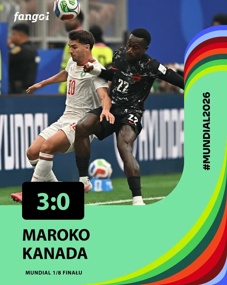 Maroko pewnie wygrywa z Kanadą 3:0!