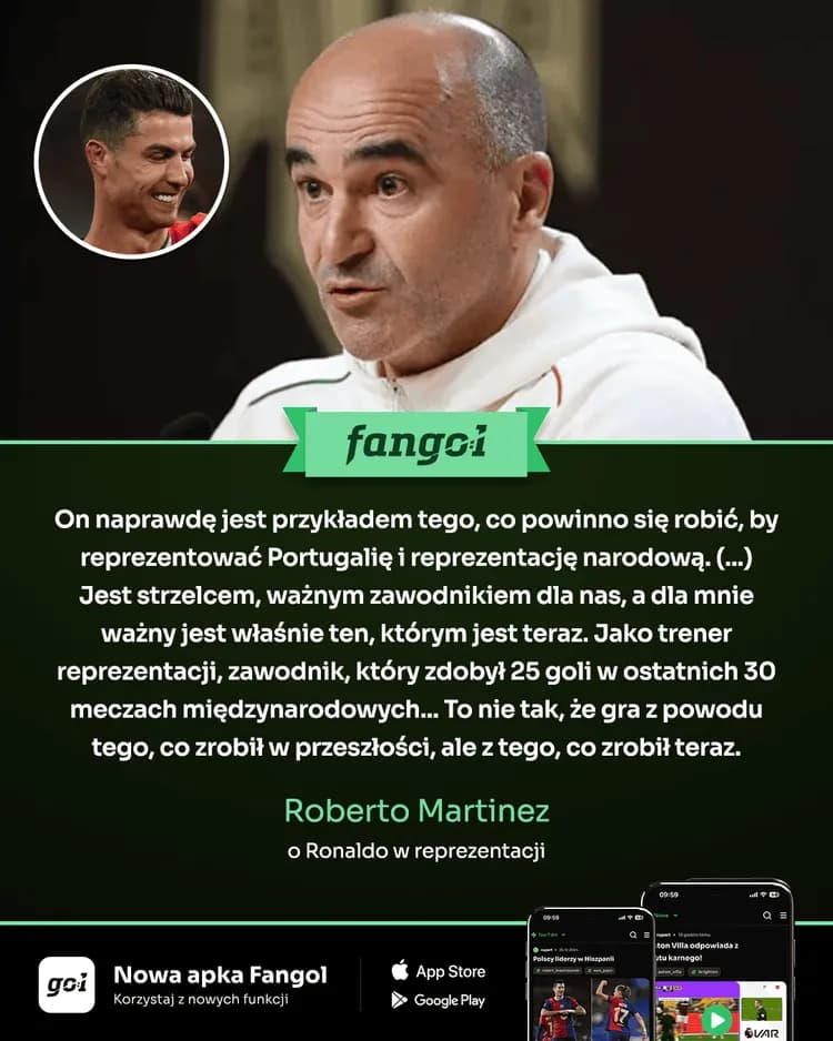Roberto Martinez o Ronaldo w reprezentacji!